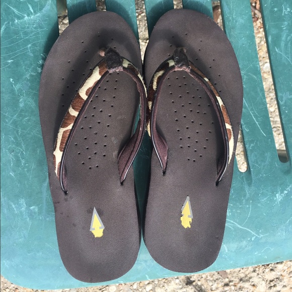 Leather foam platform Sandals flip flop Volatile - Picture 2 of 5